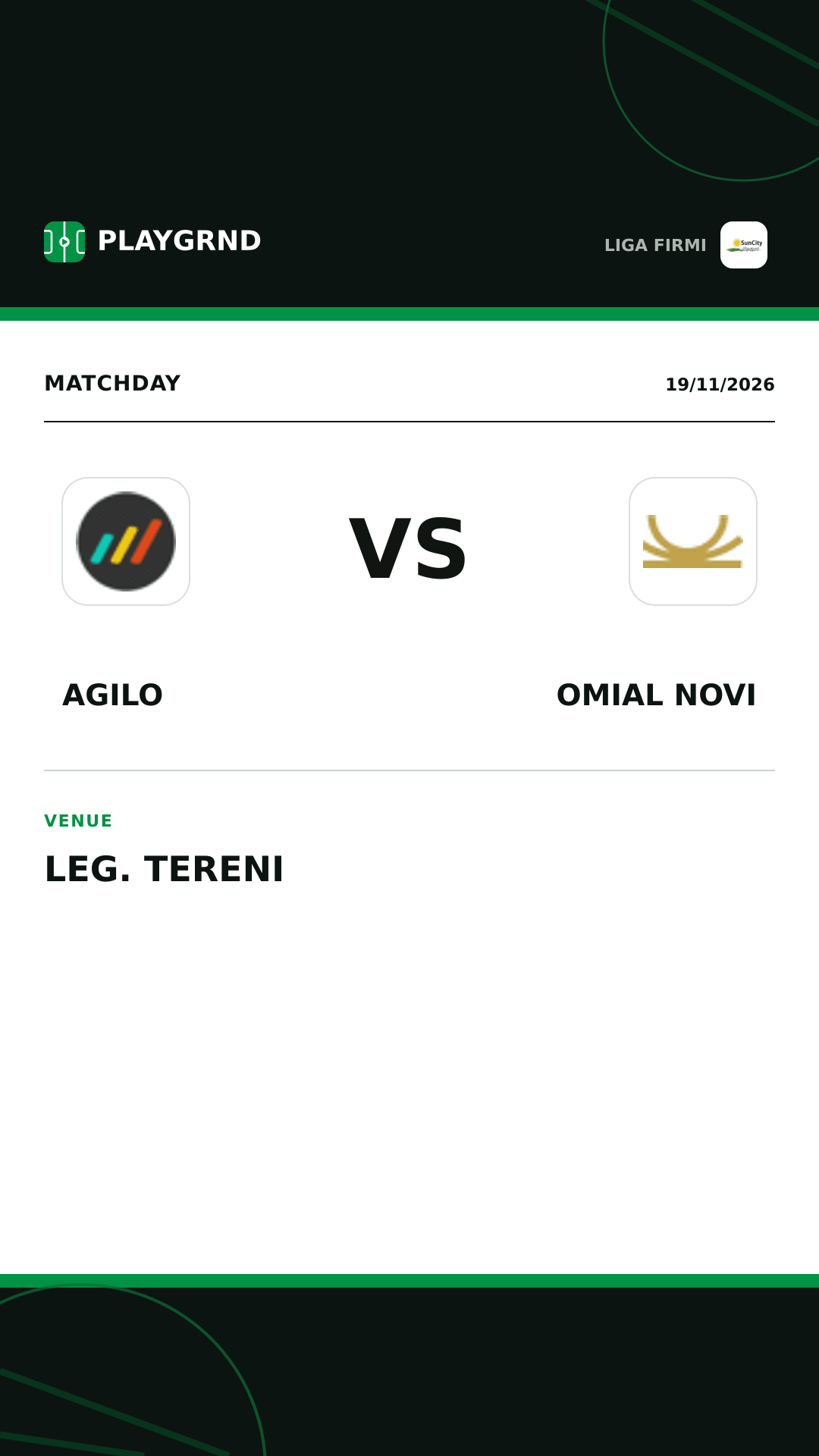 Instagram artwork: Agilo vs Omial Novi