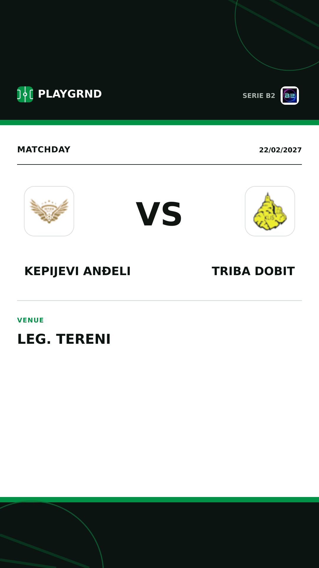 Instagram artwork: Kepijevi Anđeli vs Triba Dobit