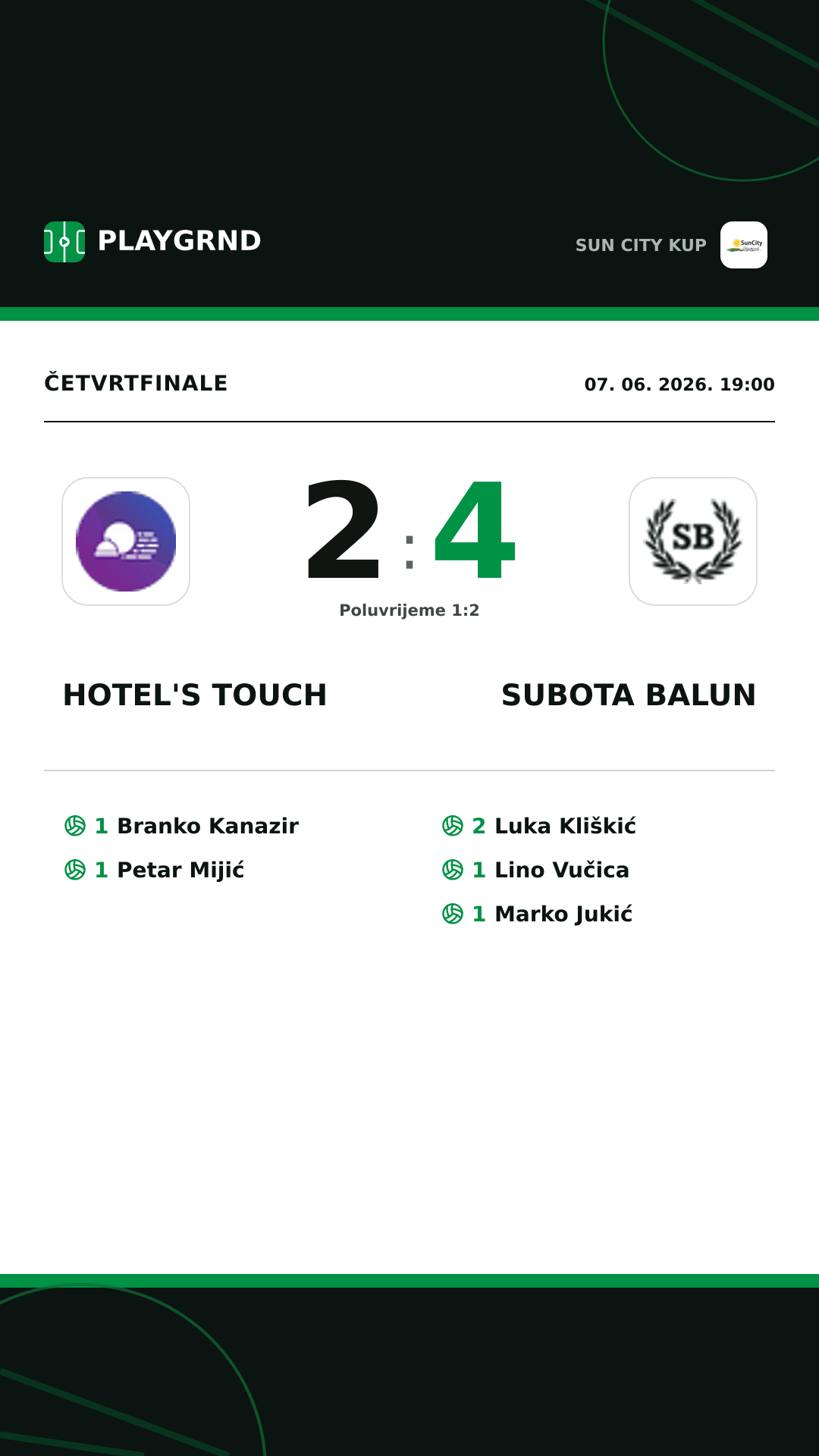 Instagram slika: Hotel's Touch 2:4 Subota Balun