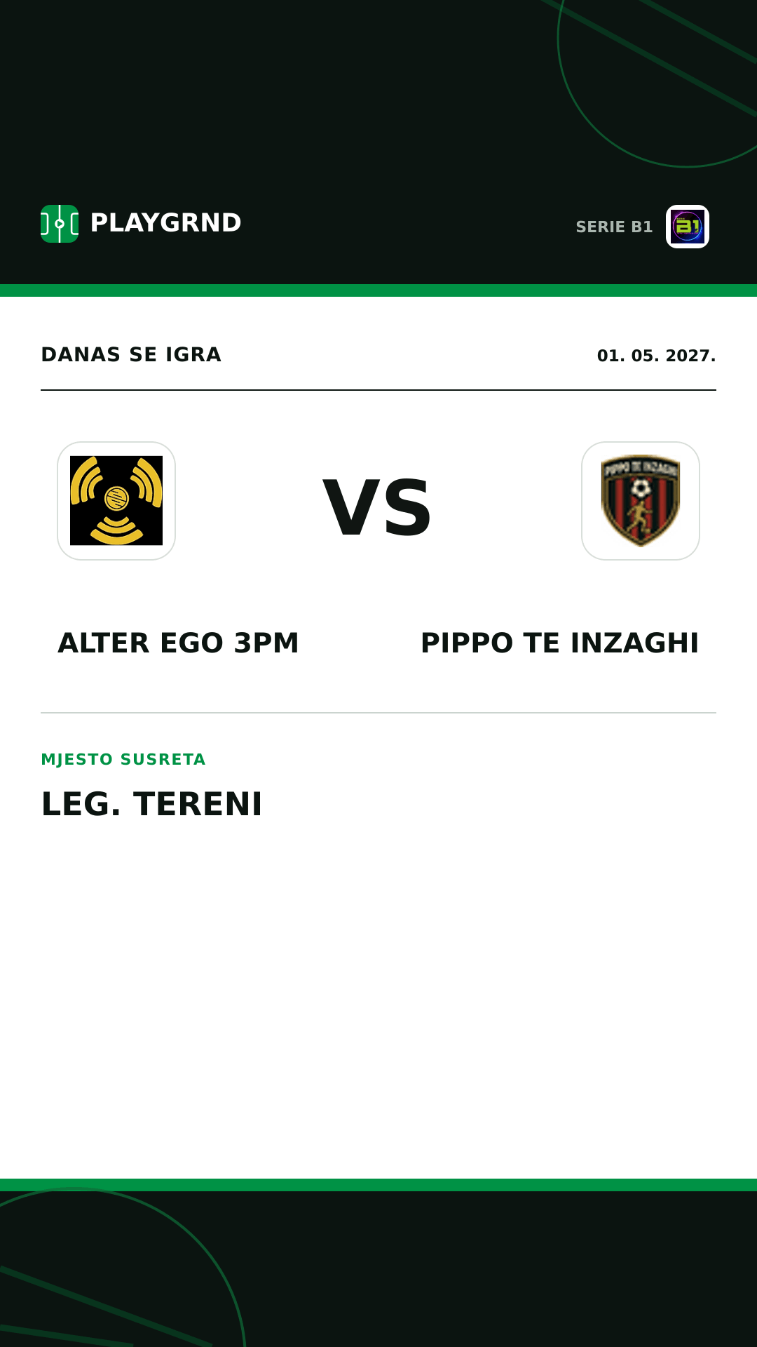 Instagram slika: Alter Ego 3PM vs Pippo TE Inzaghi