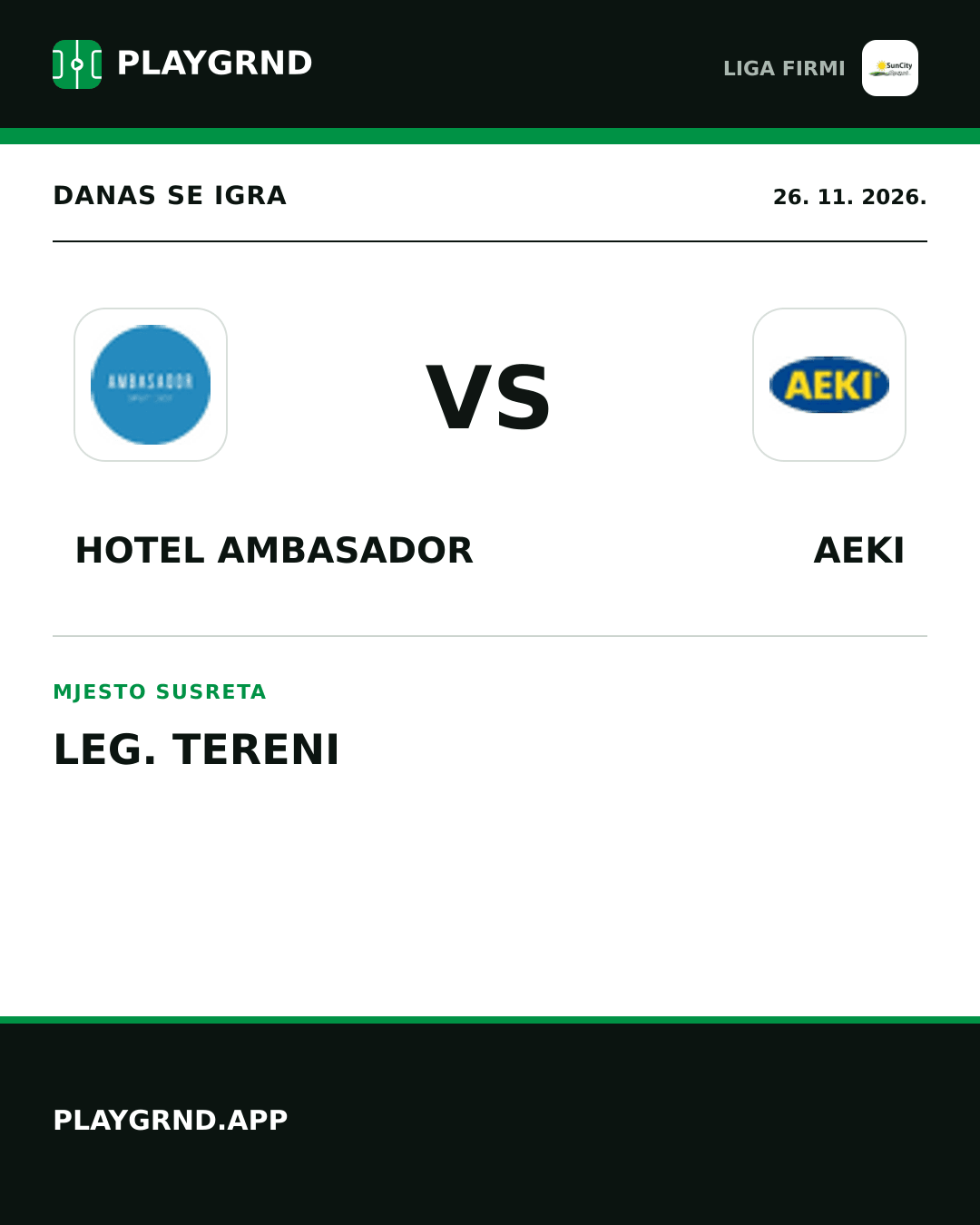Instagram slika: Hotel Ambasador vs AEKI