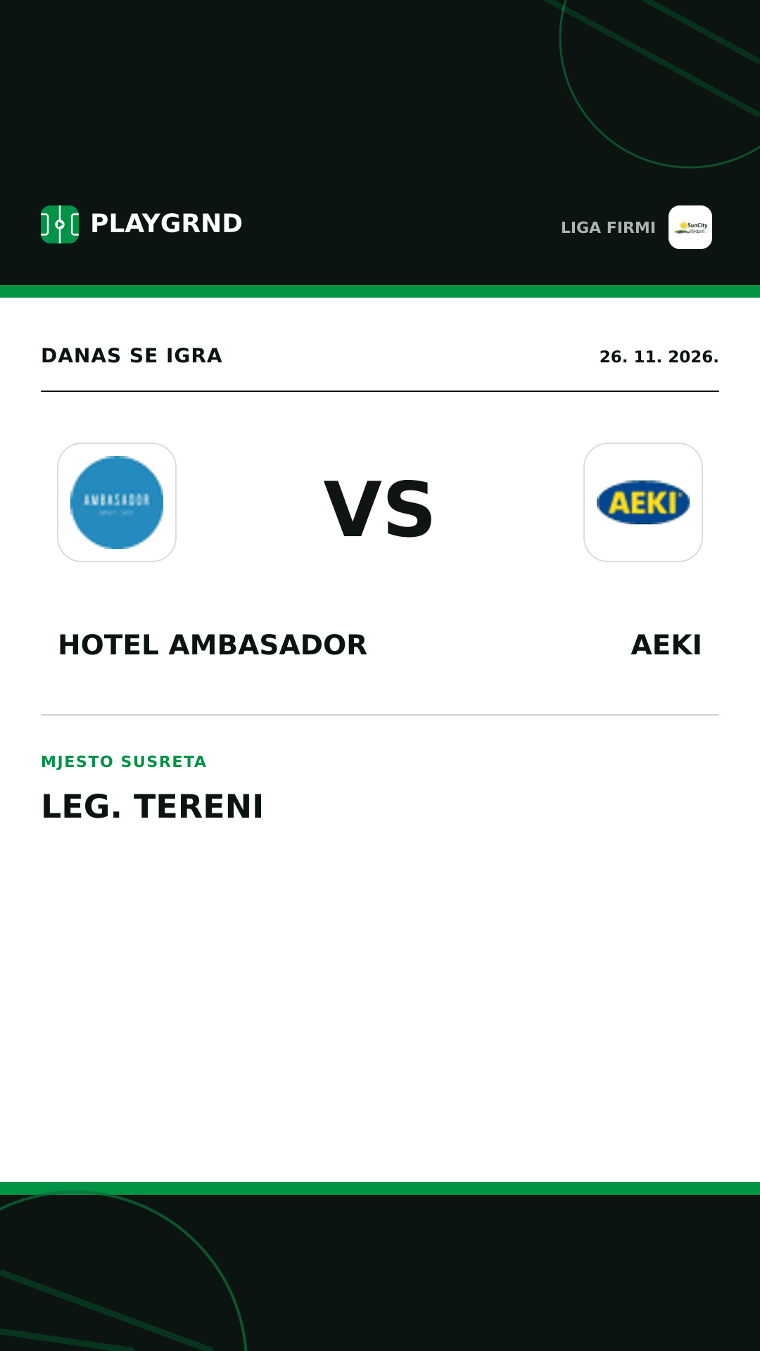 Instagram slika: Hotel Ambasador vs AEKI