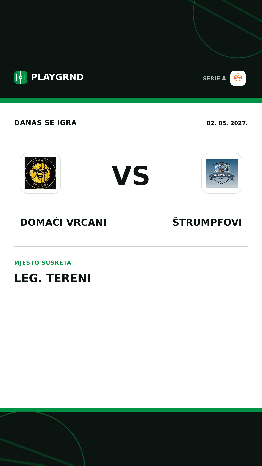Instagram slika: Domaći Vrcani vs Štrumpfovi