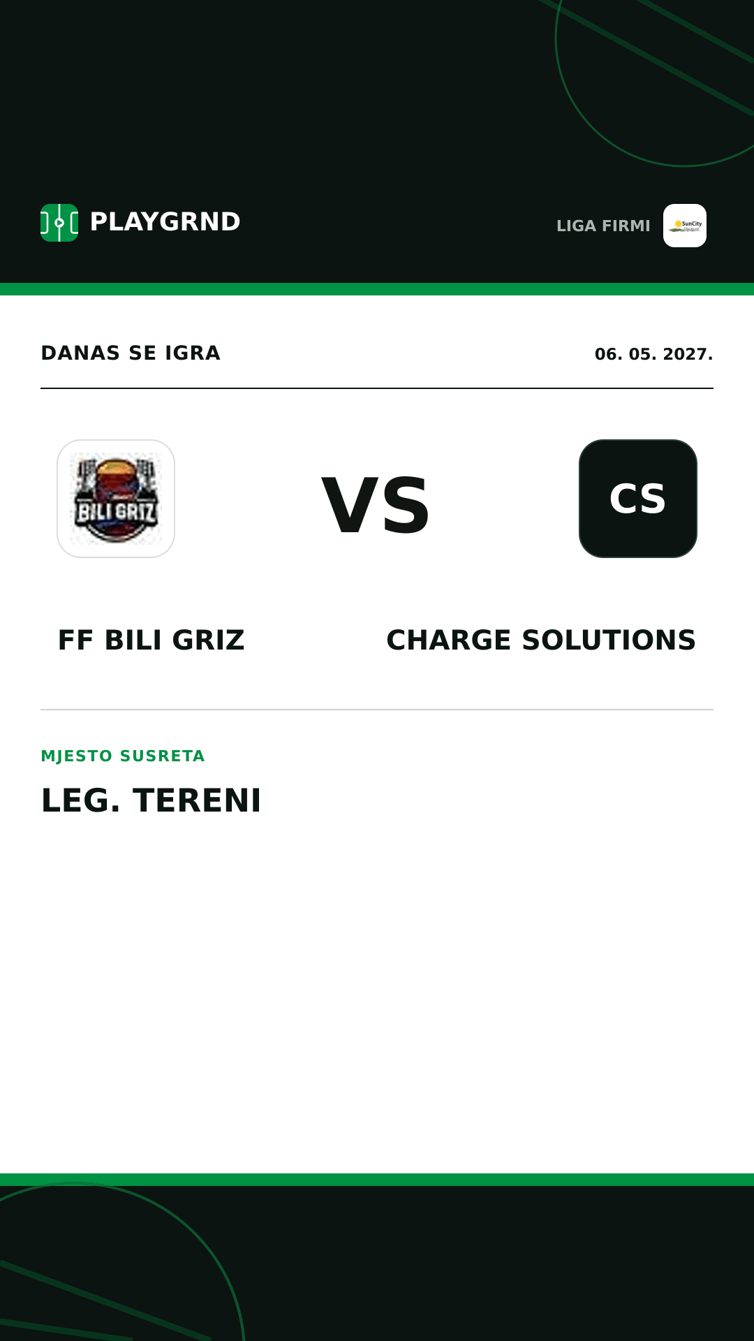 Instagram slika: FF Bili Griz vs Charge Solutions