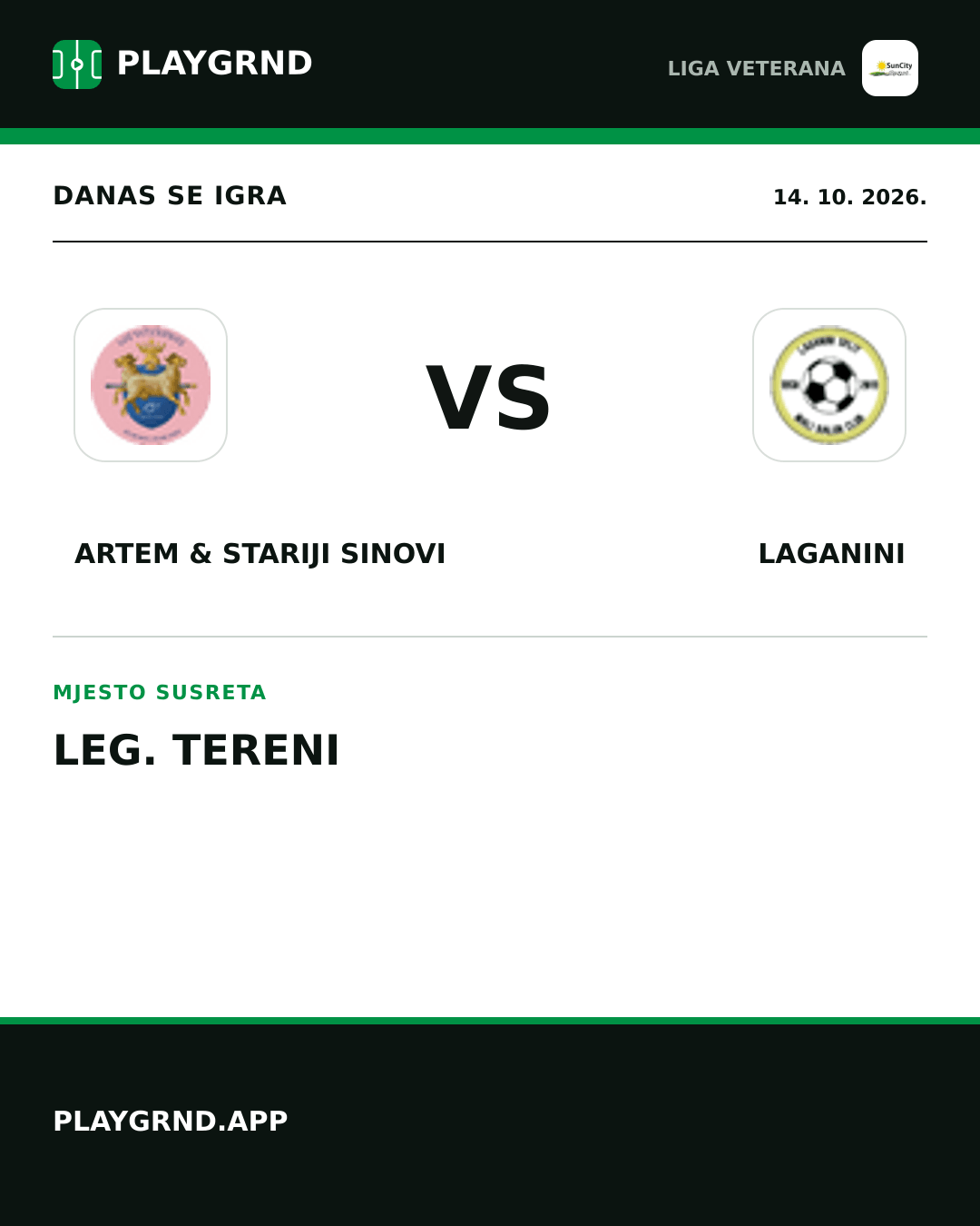 Instagram slika: Artem & Stariji Sinovi vs Laganini