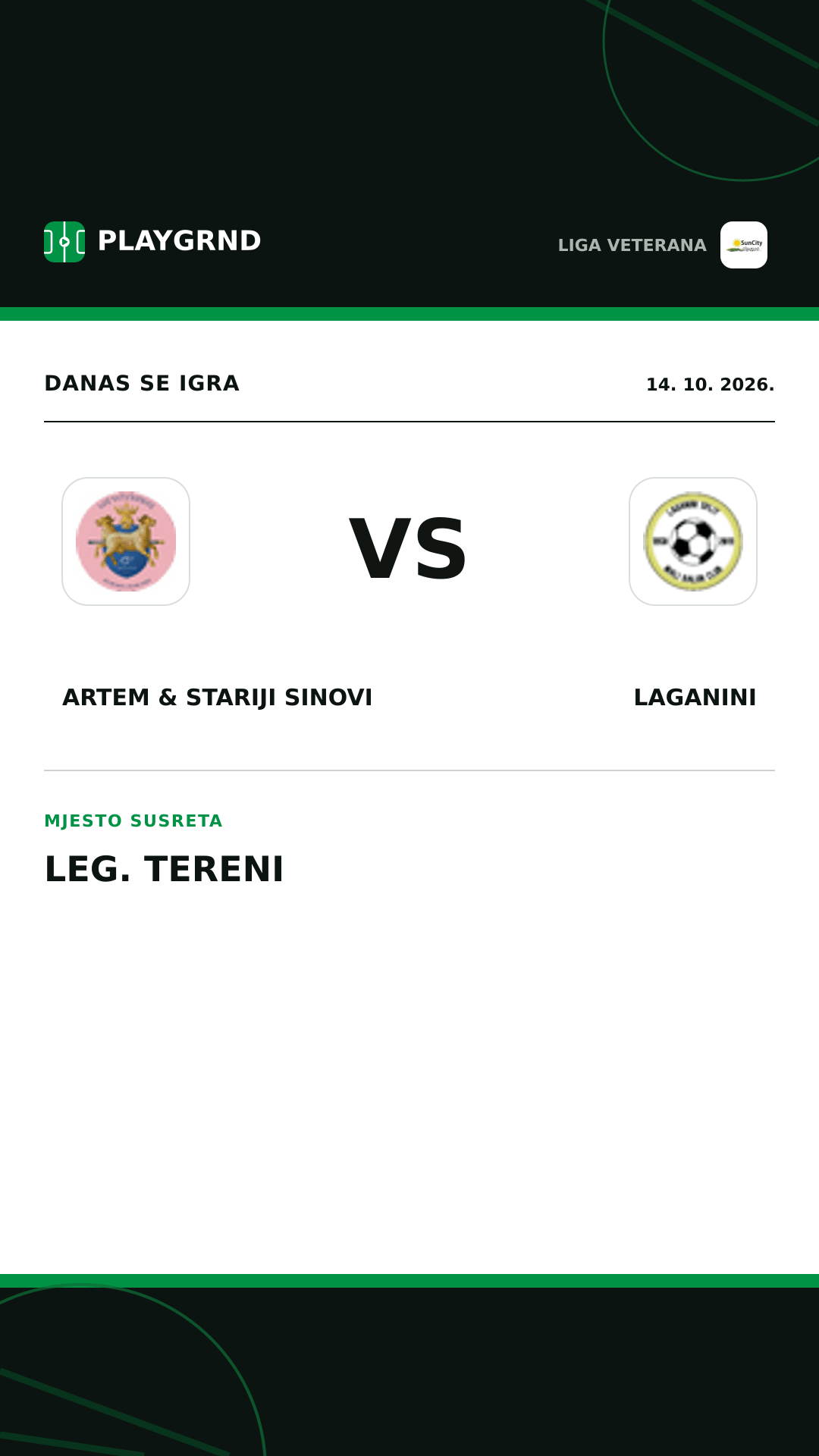 Instagram slika: Artem & Stariji Sinovi vs Laganini