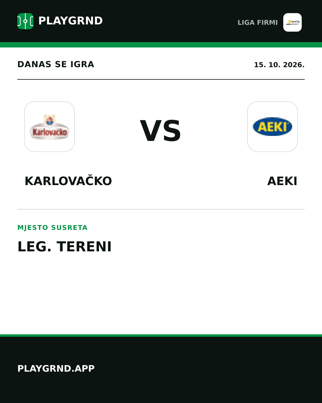 Instagram slika: Karlovačko vs AEKI