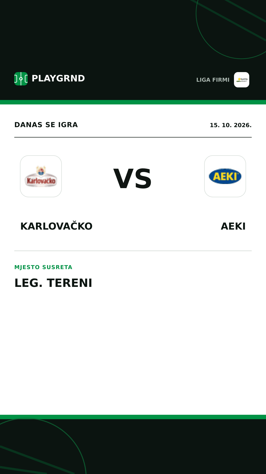 Instagram slika: Karlovačko vs AEKI