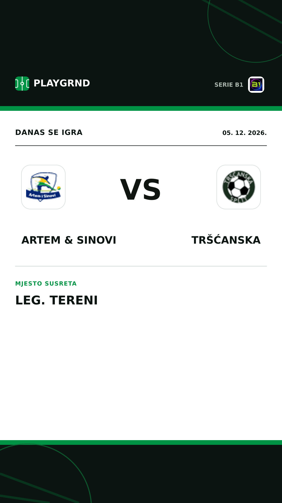 Instagram slika: Artem & Sinovi vs Tršćanska