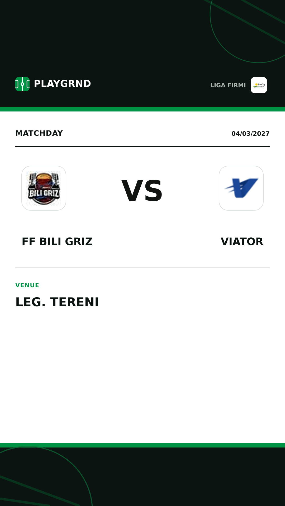 Instagram artwork: FF Bili Griz vs Viator