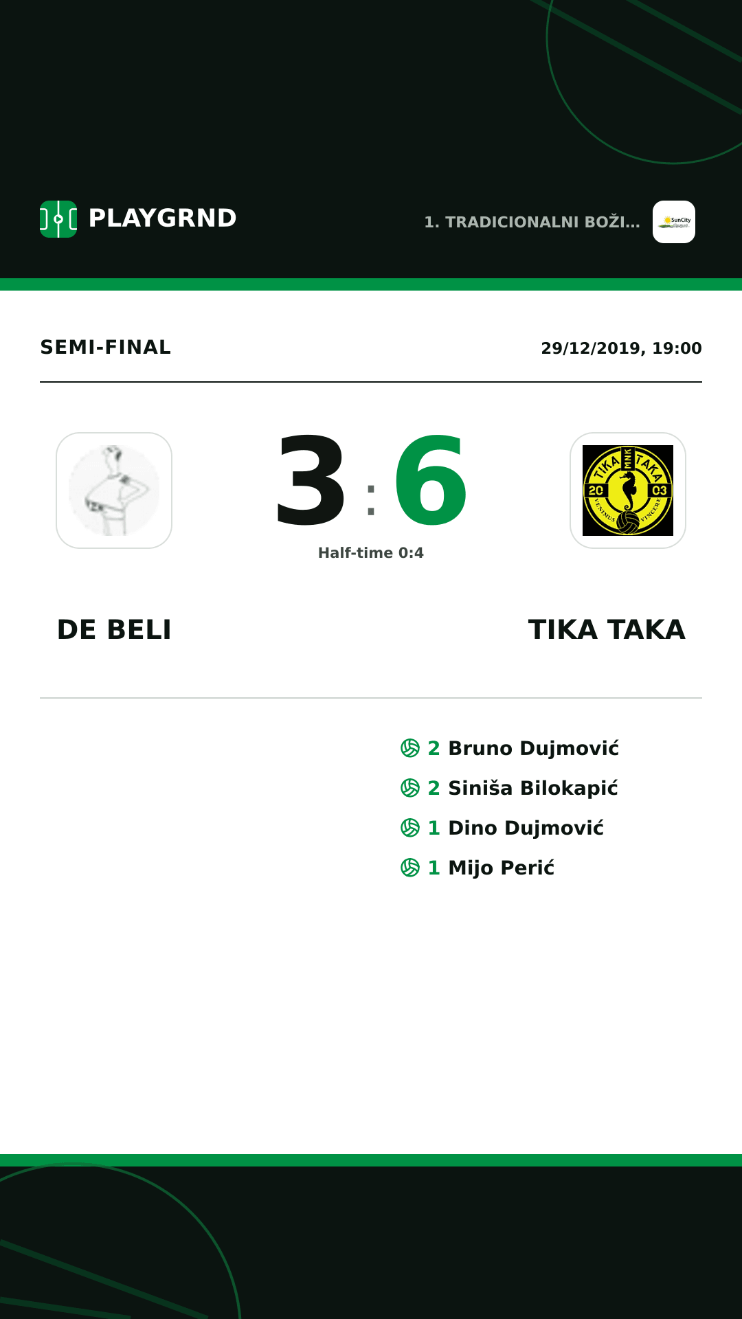 Instagram artwork: DE Beli 3:6 Tika Taka