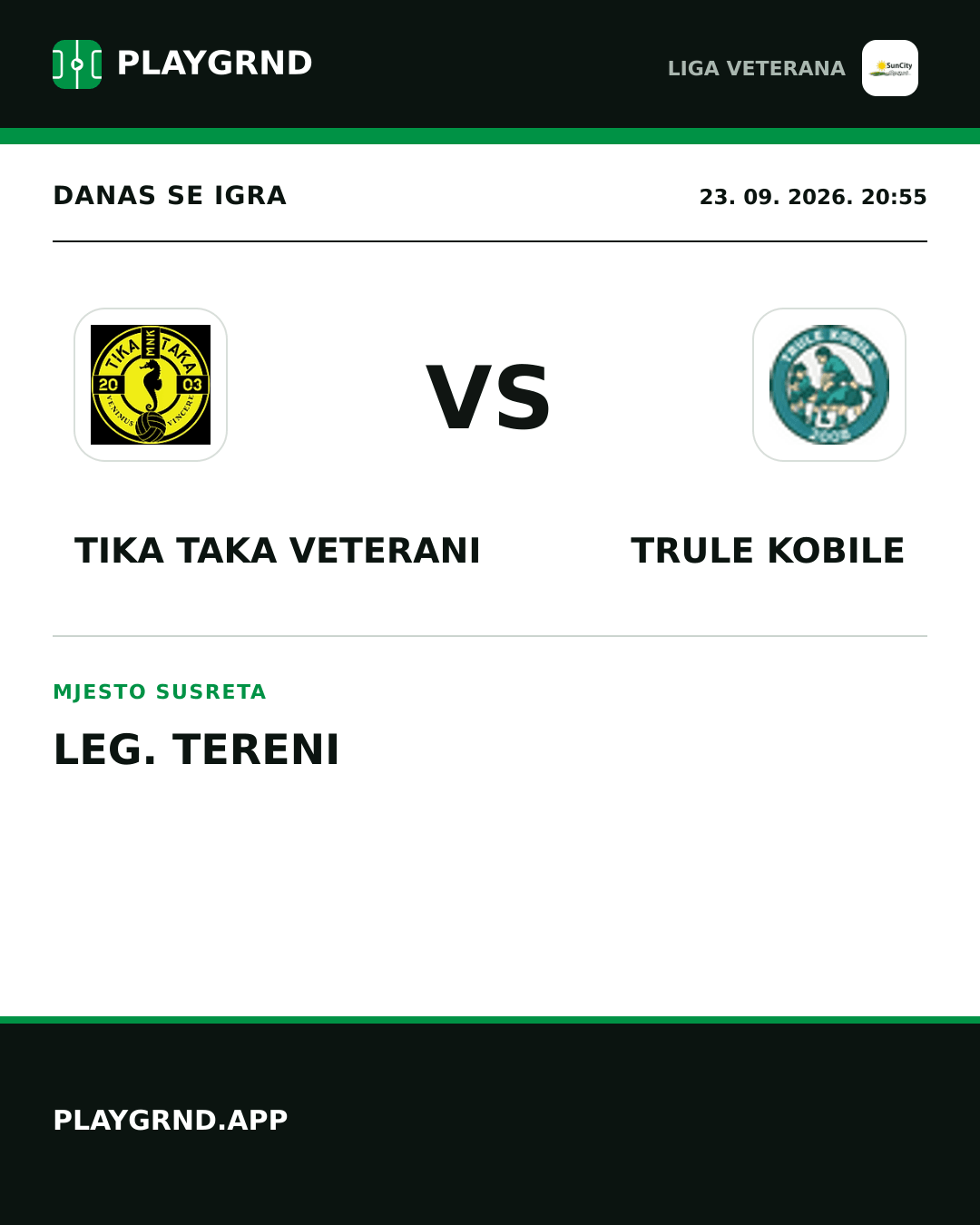 Instagram slika: Tika Taka Veterani vs Trule Kobile