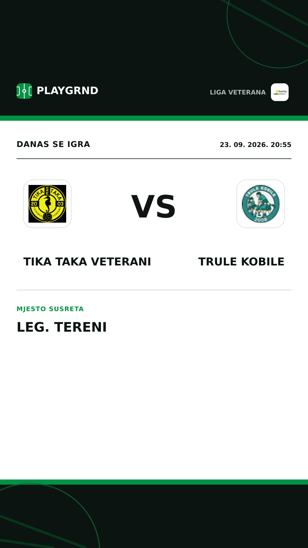 Instagram slika: Tika Taka Veterani vs Trule Kobile