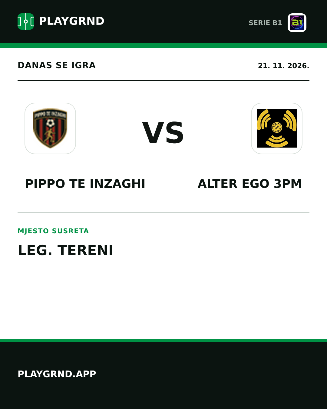 Instagram slika: Pippo TE Inzaghi vs Alter Ego 3PM