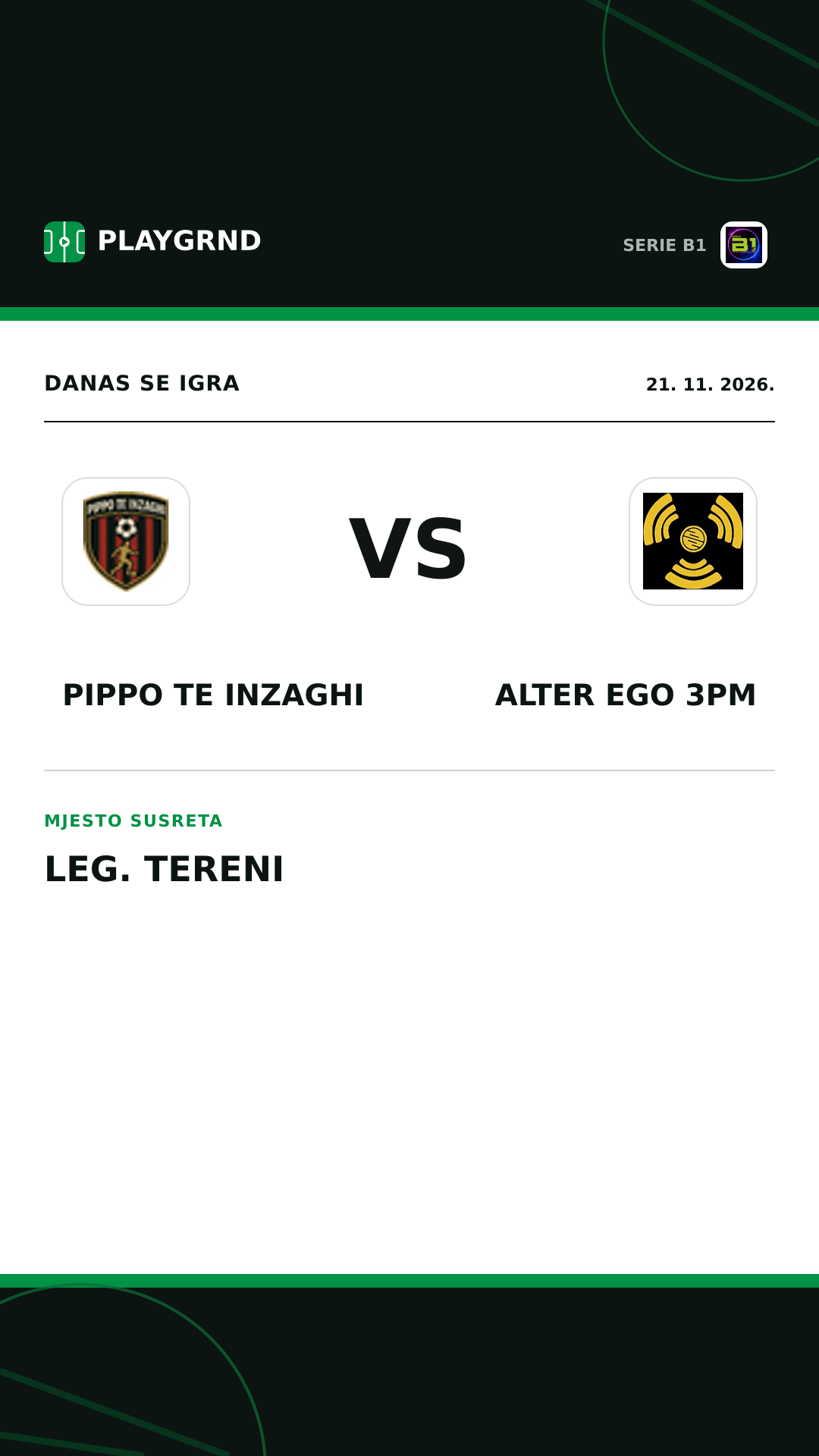 Instagram slika: Pippo TE Inzaghi vs Alter Ego 3PM