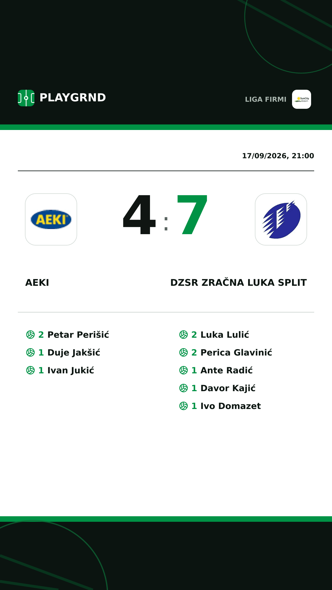 Instagram artwork: AEKI 4:7 DZSR Zračna Luka Split