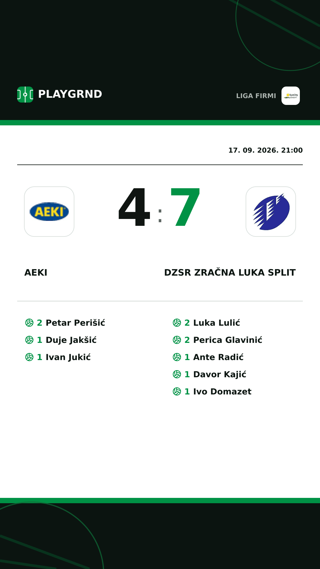 Instagram slika: AEKI 4:7 DZSR Zračna Luka Split