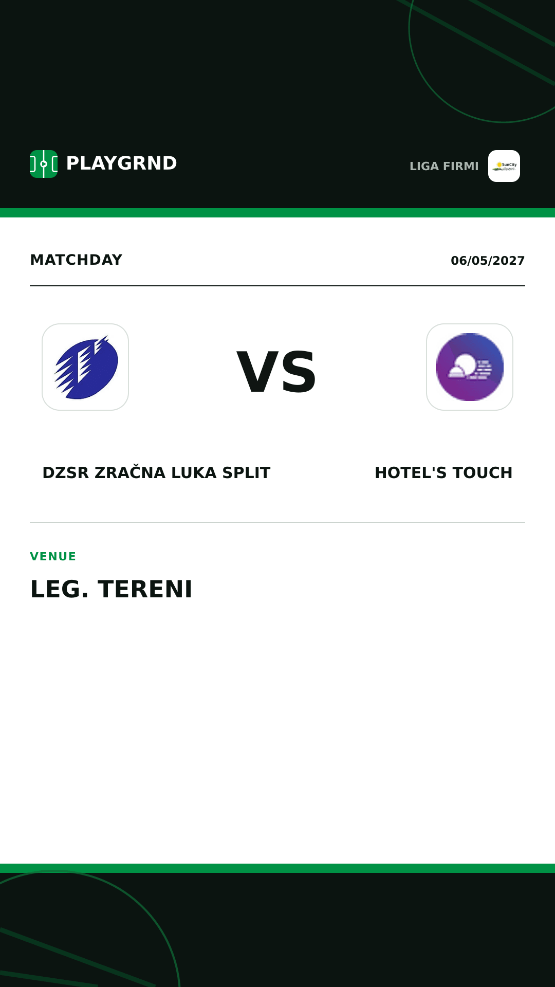 Instagram artwork: DZSR Zračna Luka Split vs Hotel's Touch