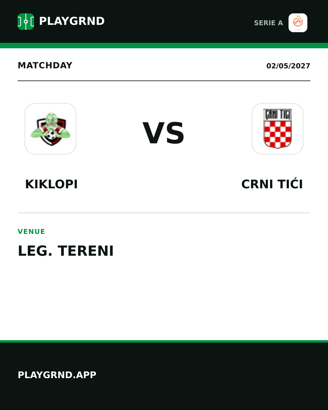 Instagram artwork: Kiklopi vs Crni Tići