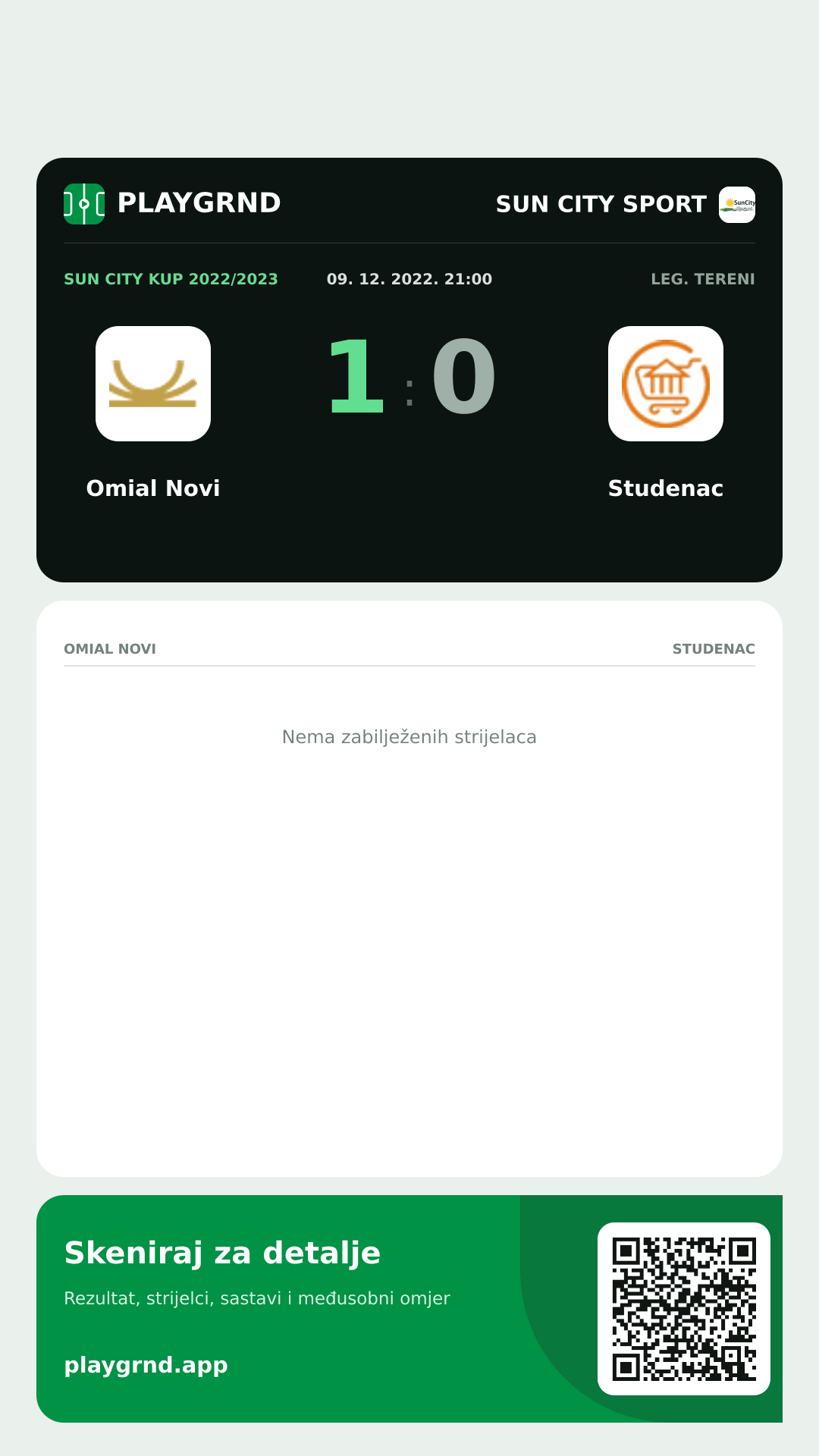 Story image: Omial Novi 1:0 Studenac