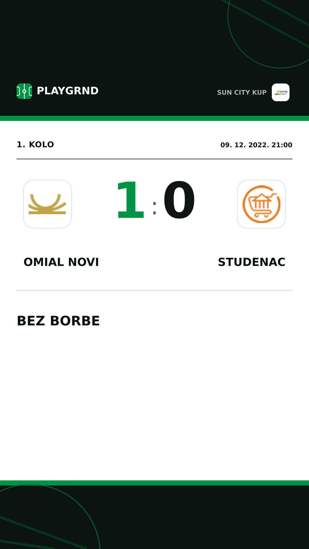 Instagram slika: Omial Novi 1:0 Studenac