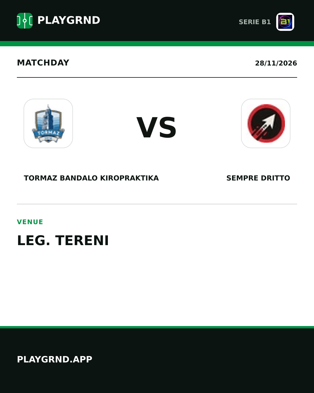 Instagram artwork: Tormaz Bandalo Kiropraktika vs Sempre Dritto