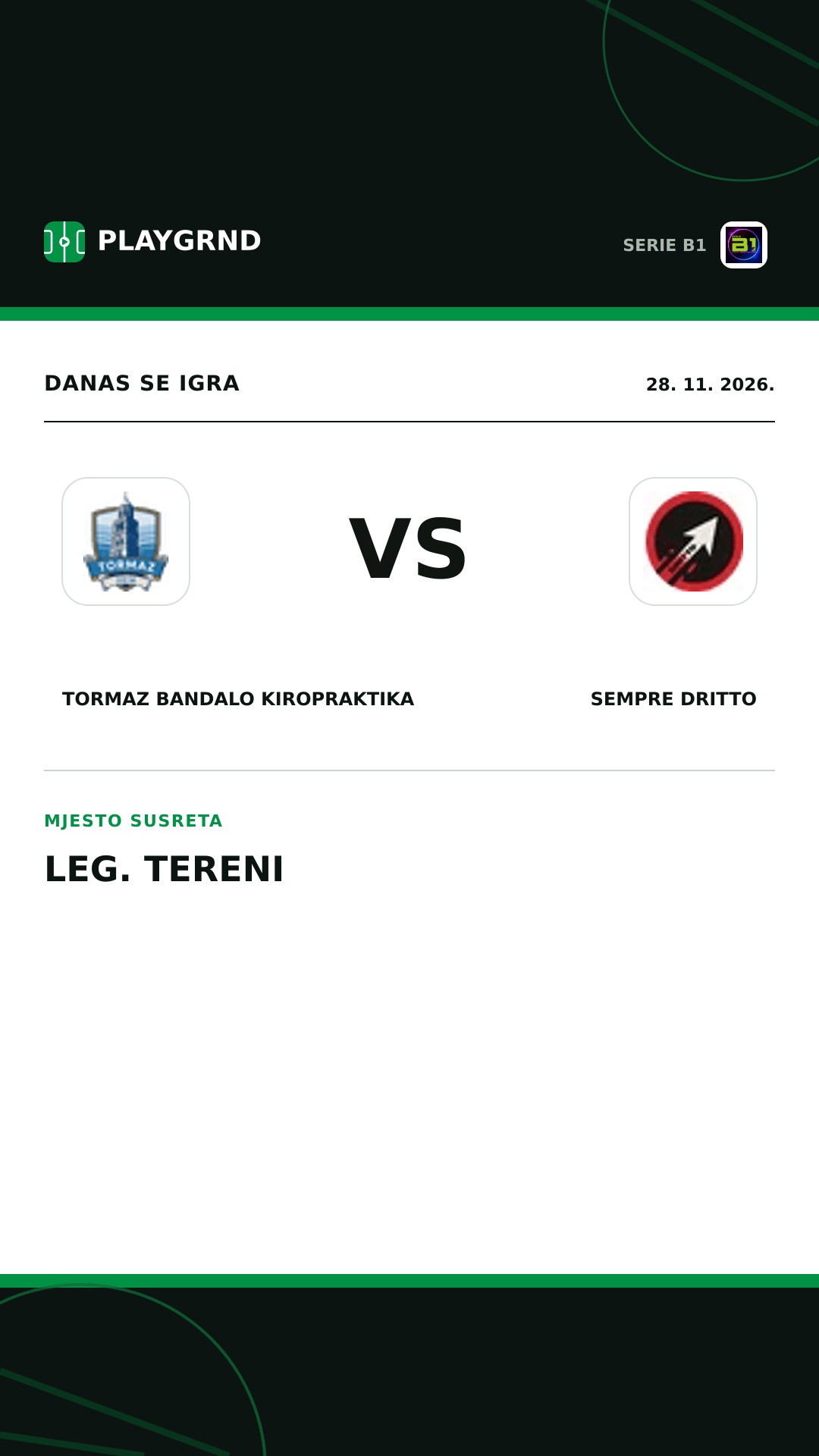 Instagram slika: Tormaz Bandalo Kiropraktika vs Sempre Dritto