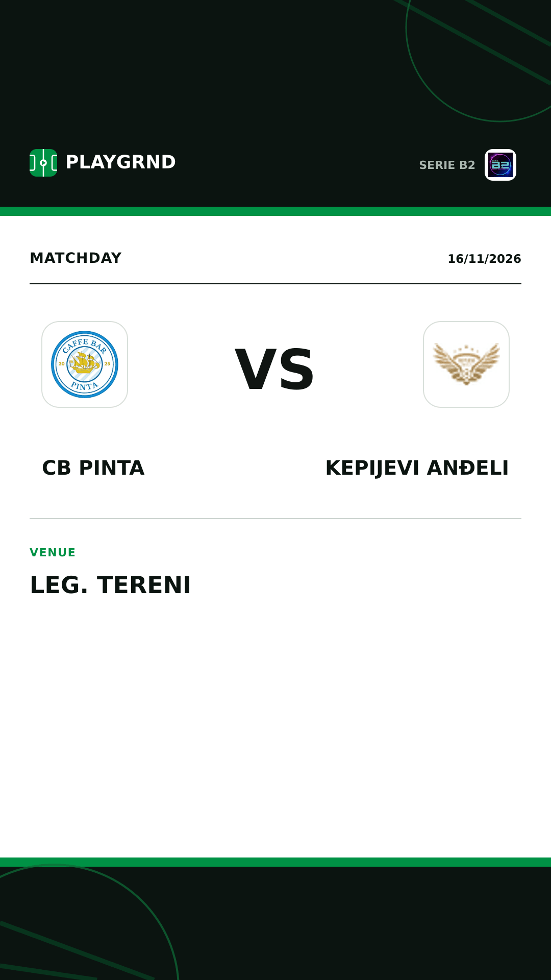 Instagram artwork: CB Pinta vs Kepijevi Anđeli
