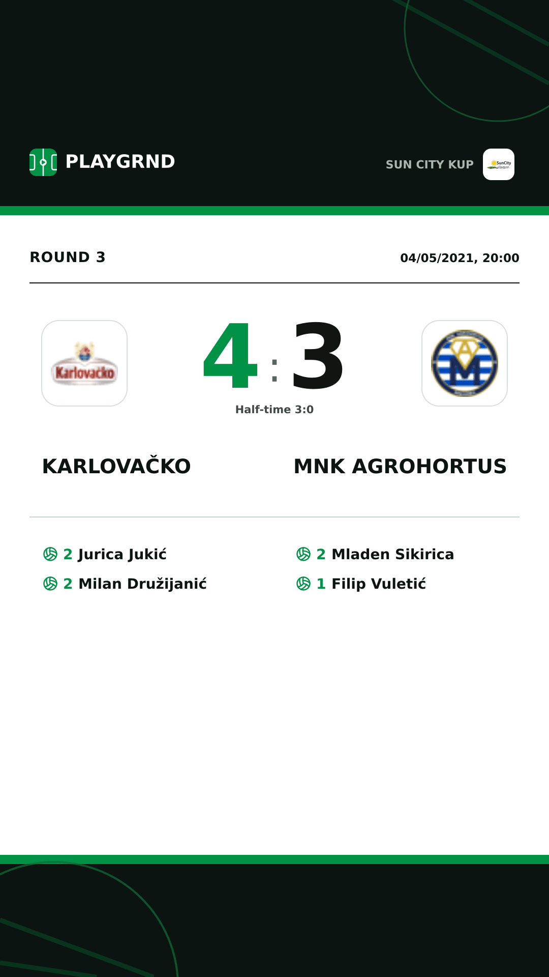 Instagram artwork: Karlovačko 4:3 Mnk Agrohortus