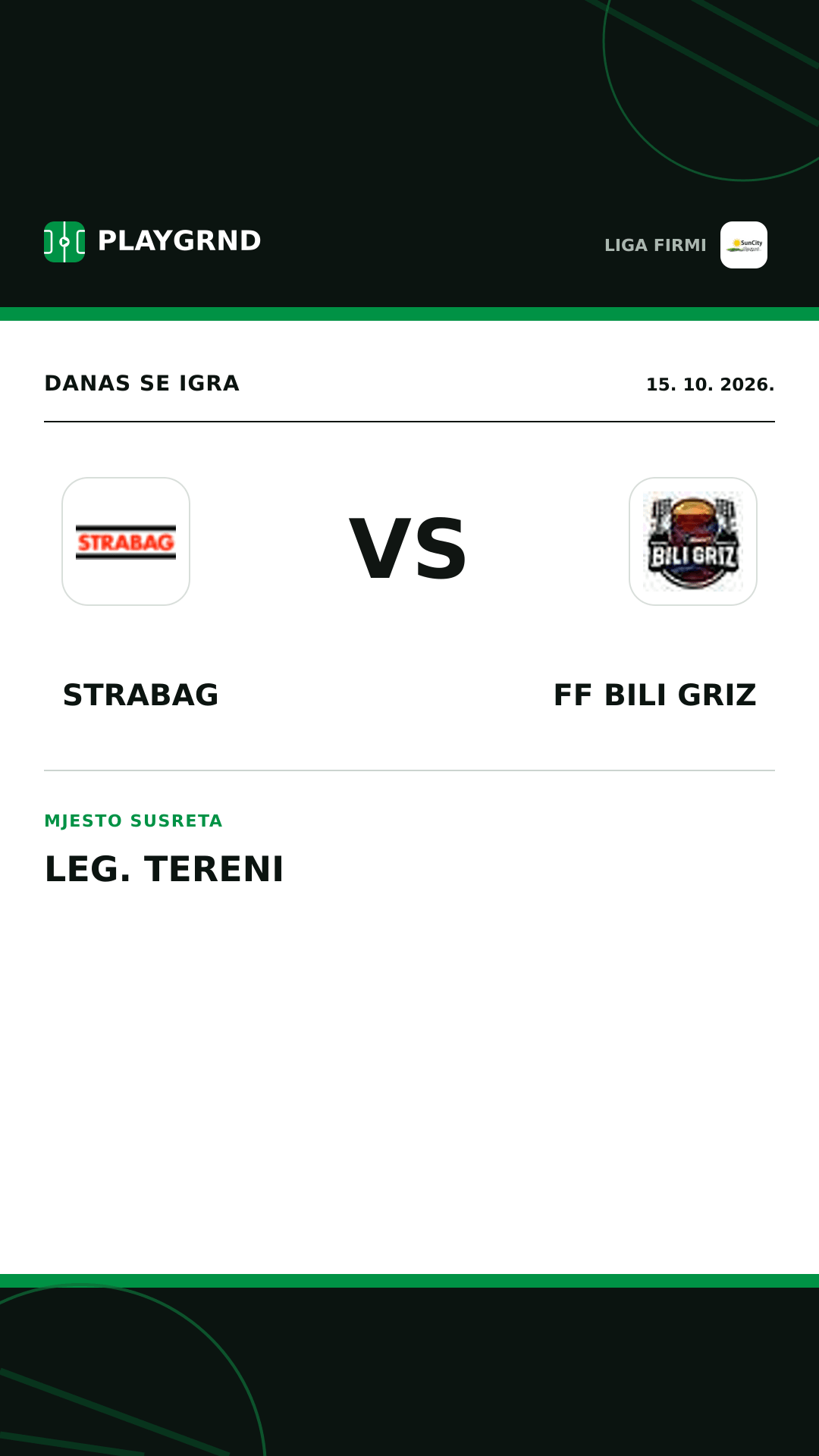 Instagram slika: Strabag vs FF Bili Griz