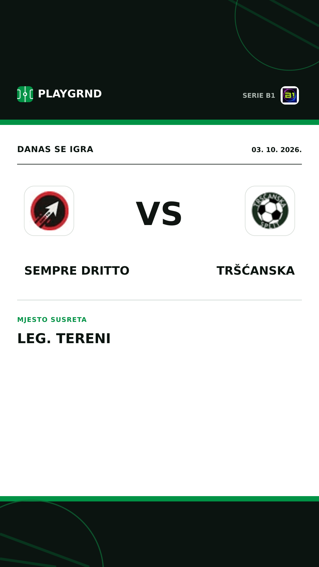 Instagram slika: Sempre Dritto vs Tršćanska