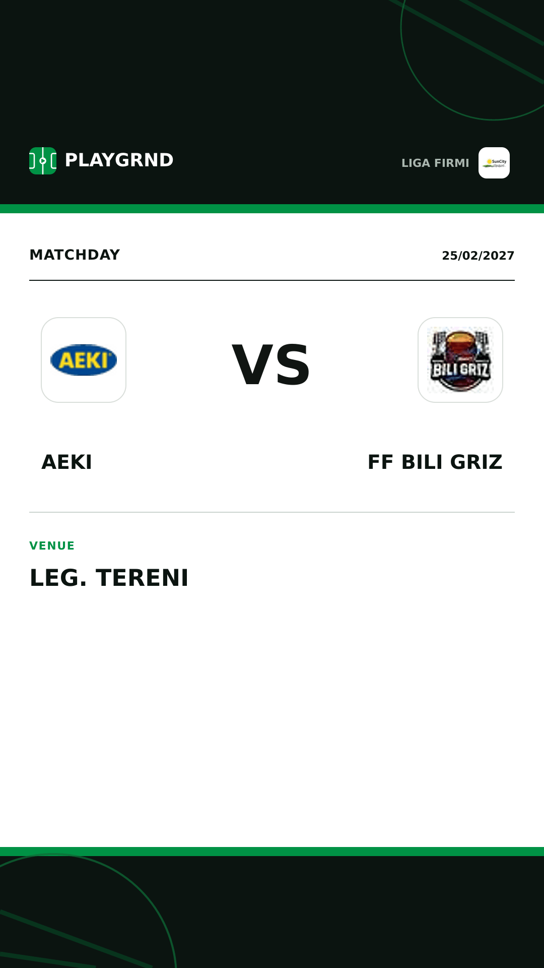 Instagram artwork: AEKI vs FF Bili Griz