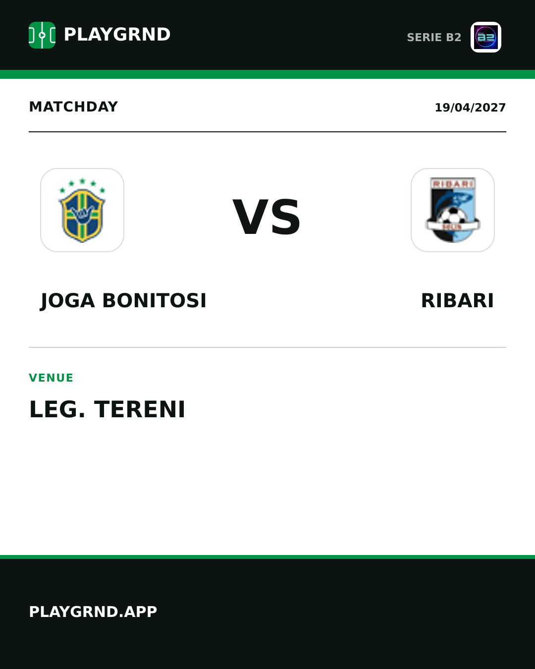 Instagram artwork: Joga Bonitosi vs Ribari