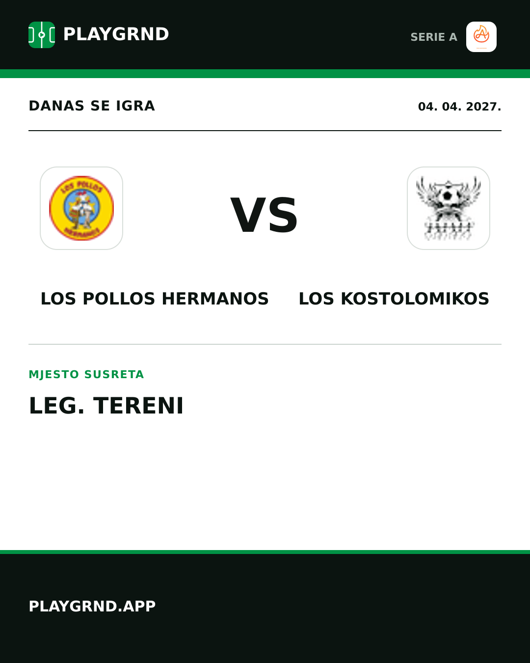 Instagram slika: Los Pollos Hermanos vs Los Kostolomikos