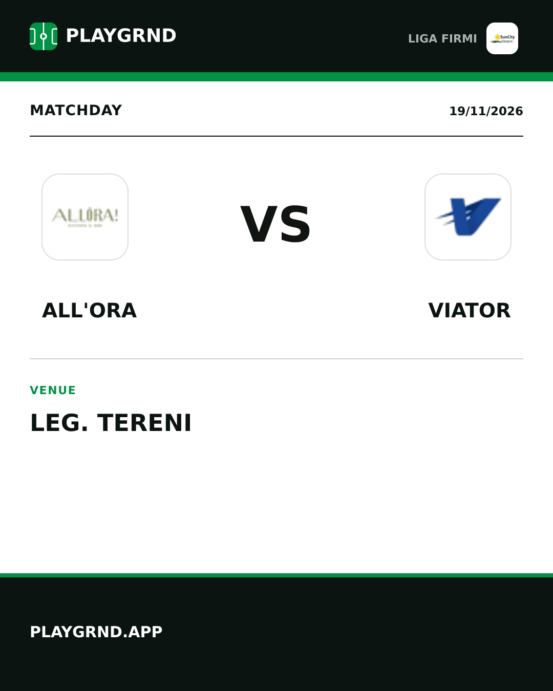 Instagram artwork: All'Ora vs Viator