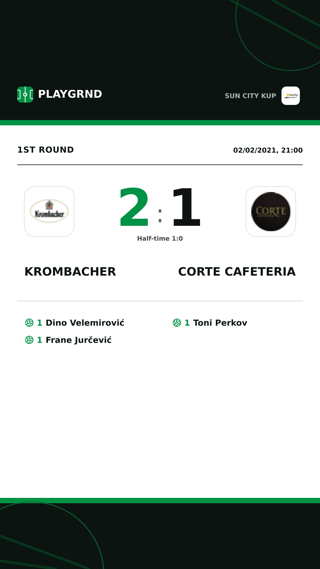 Instagram artwork: Krombacher 2:1 Corte Cafeteria