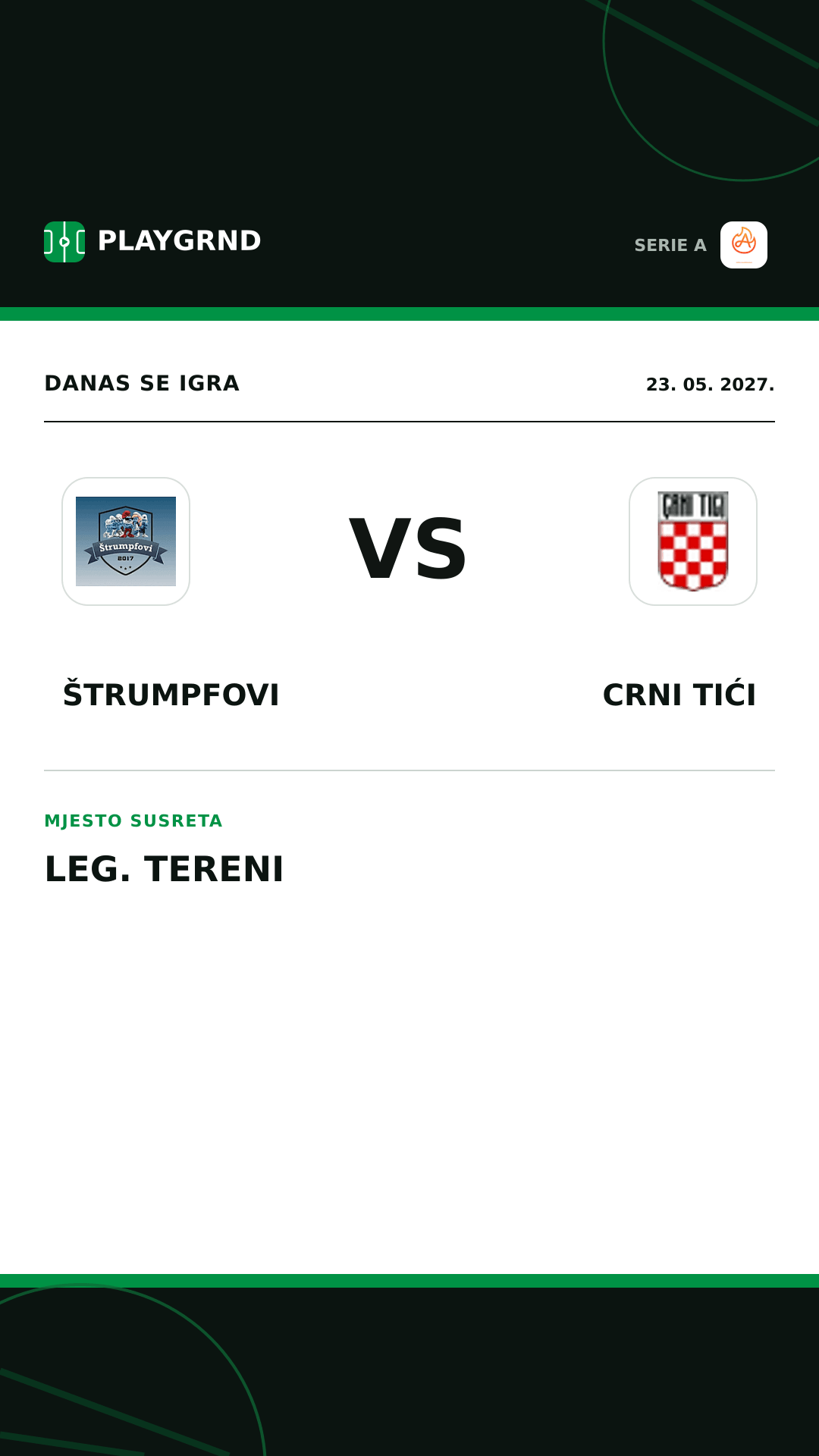 Instagram slika: Štrumpfovi vs Crni Tići