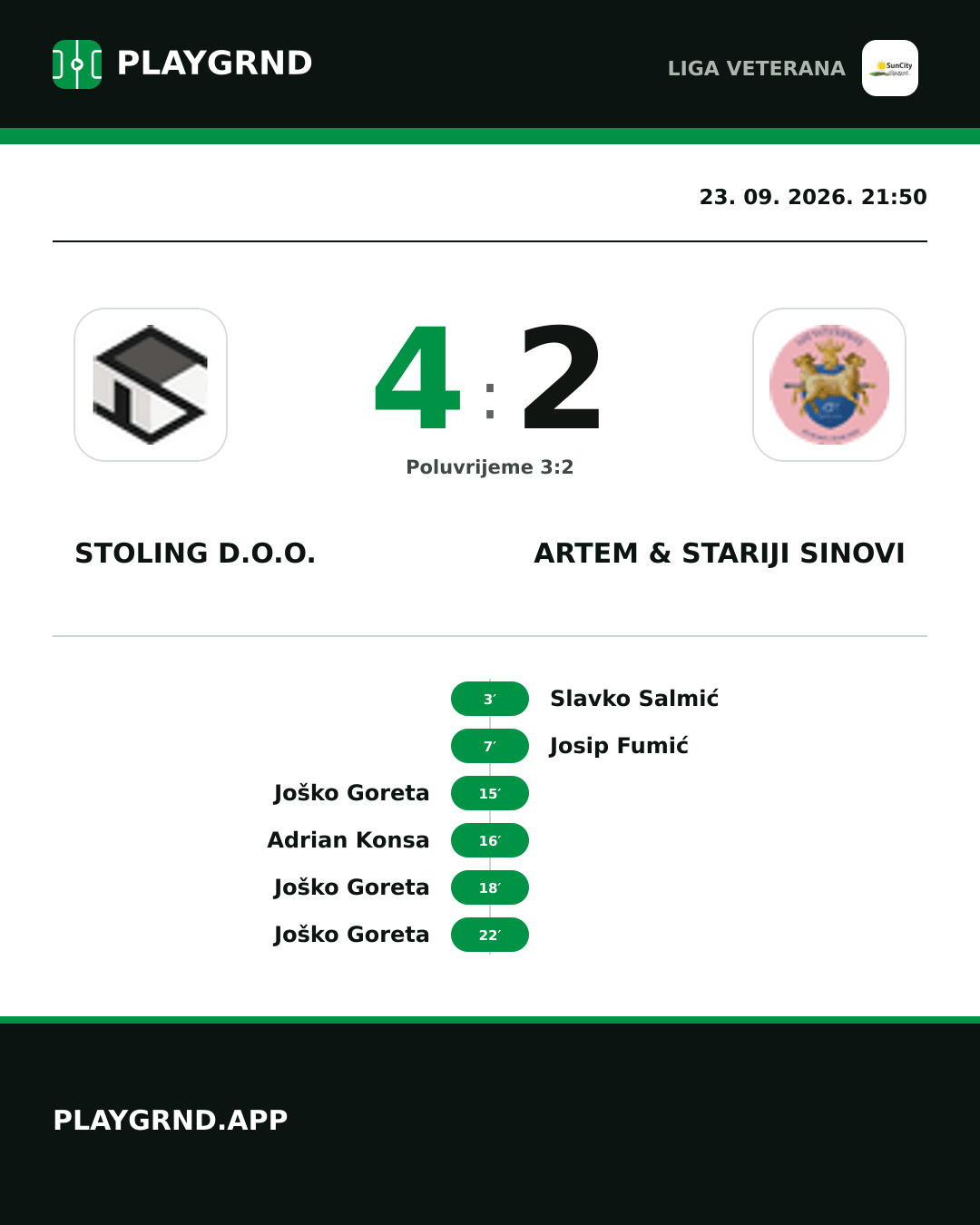 Instagram slika: Stoling D.O.O. 4:2 Artem & Stariji Sinovi
