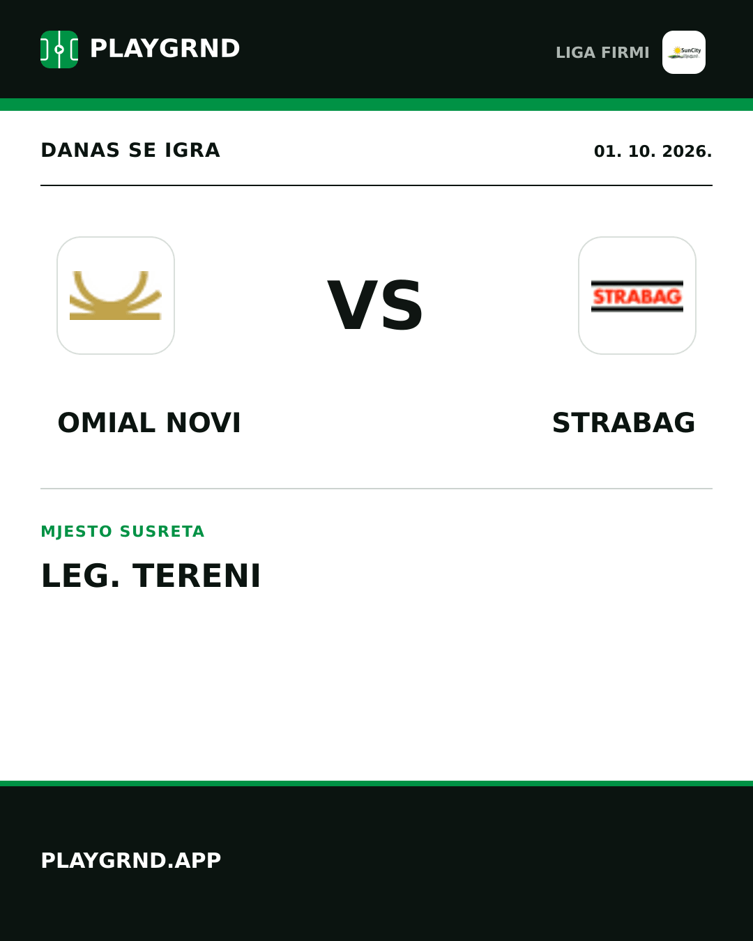 Instagram slika: Omial Novi vs Strabag
