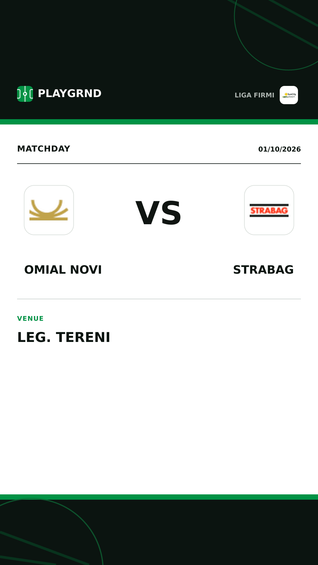 Instagram artwork: Omial Novi vs Strabag