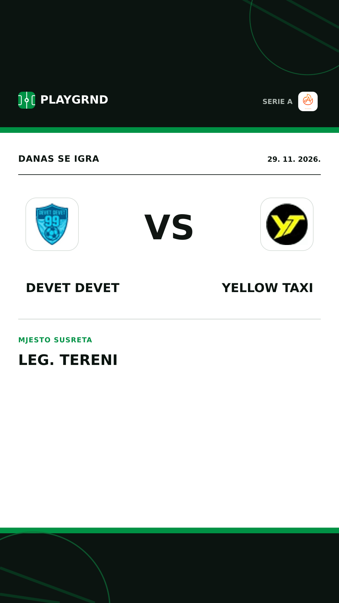 Instagram slika: Devet Devet vs Yellow Taxi