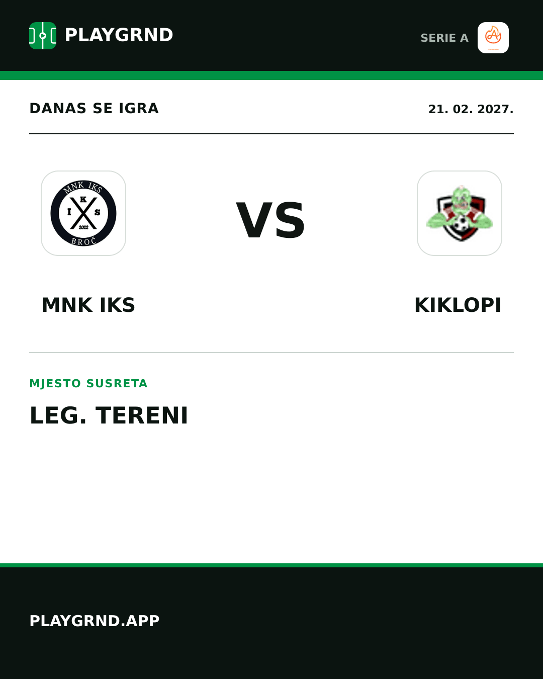 Instagram slika: Alla Vittoria vs Kiklopi