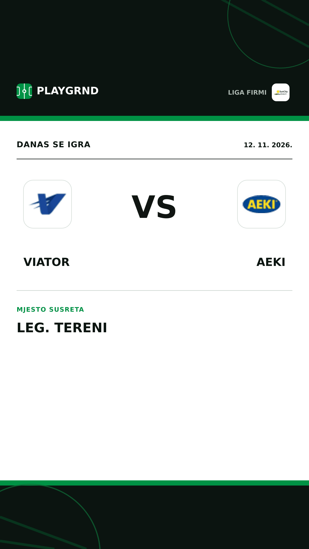 Instagram slika: Viator vs AEKI