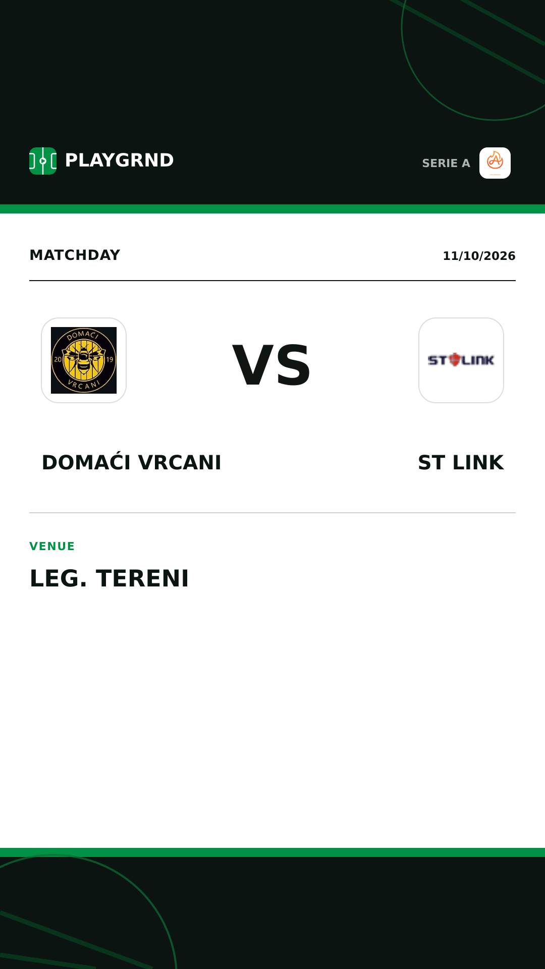 Instagram artwork: Domaći Vrcani vs ST Link