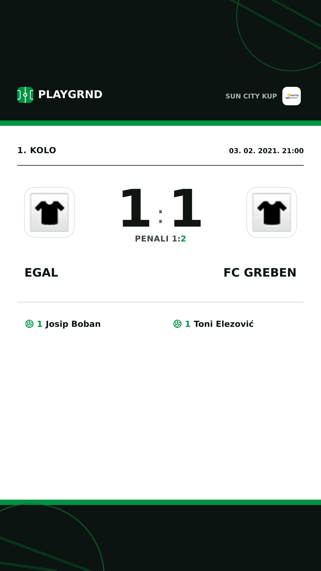 Instagram slika: Egal 1:1 FC Greben