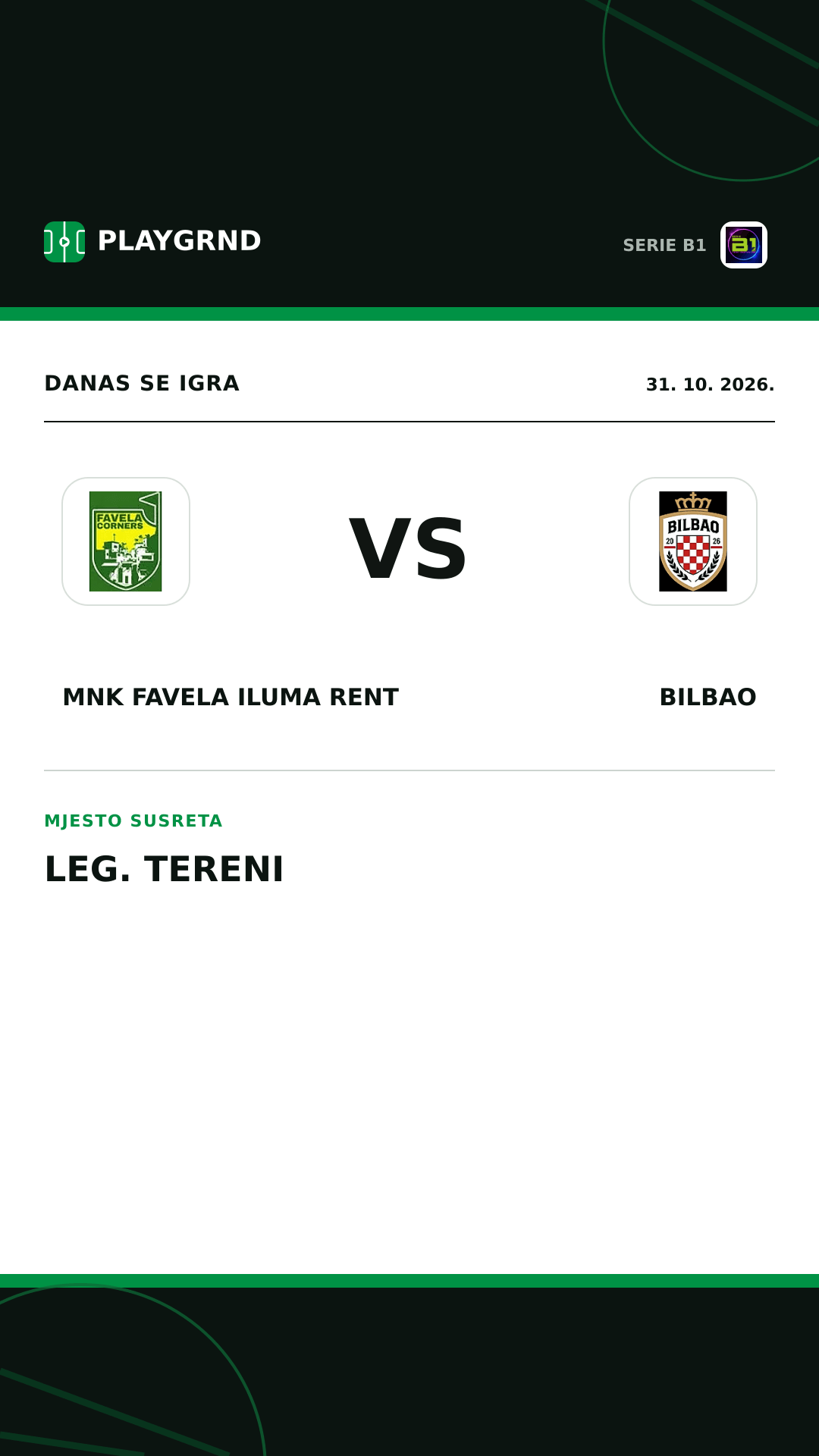 Instagram slika: MNK Favela Iluma Rent vs Bilbao