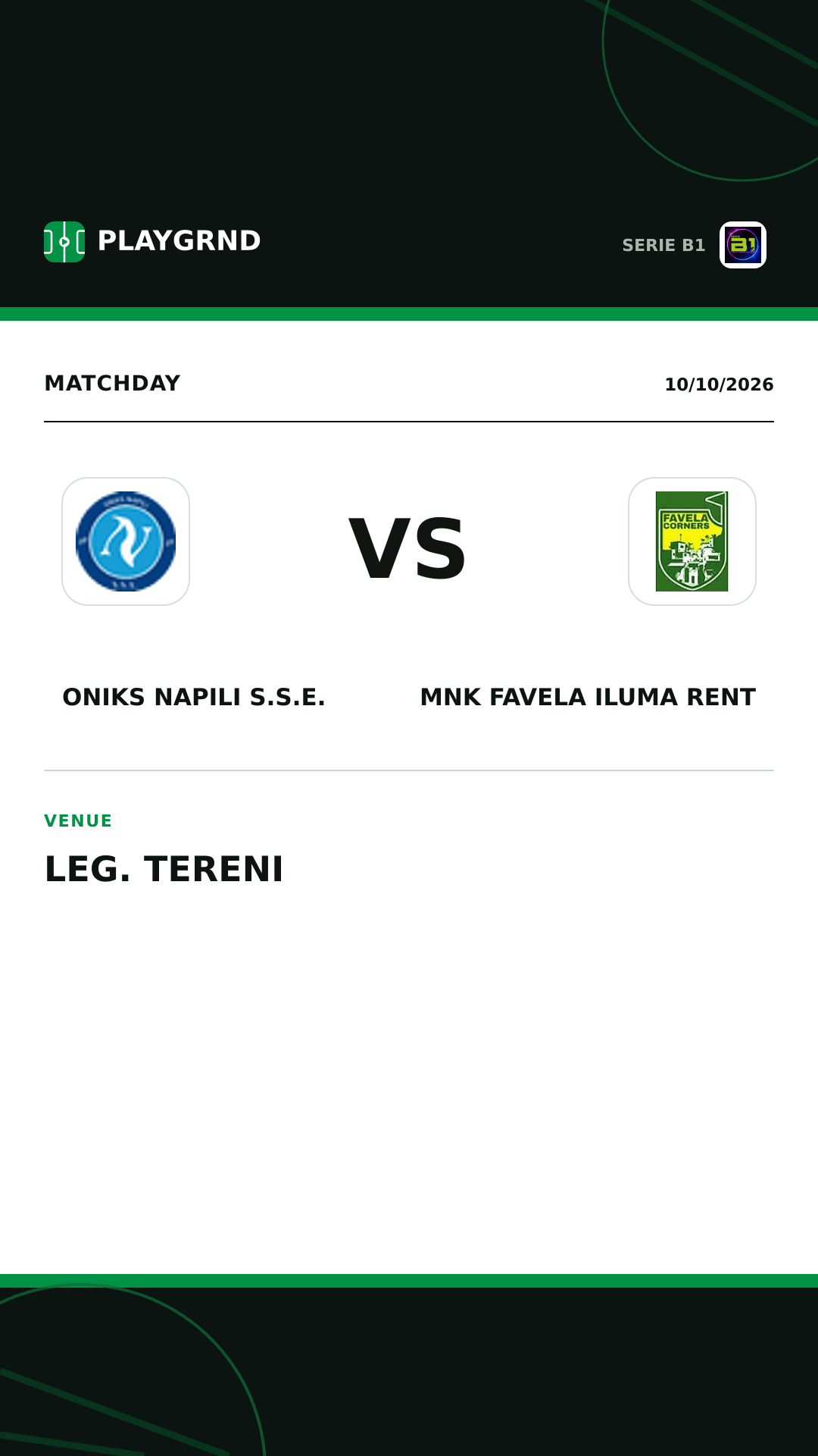 Instagram artwork: Oniks Napili S.S.E. vs MNK Favela Iluma Rent