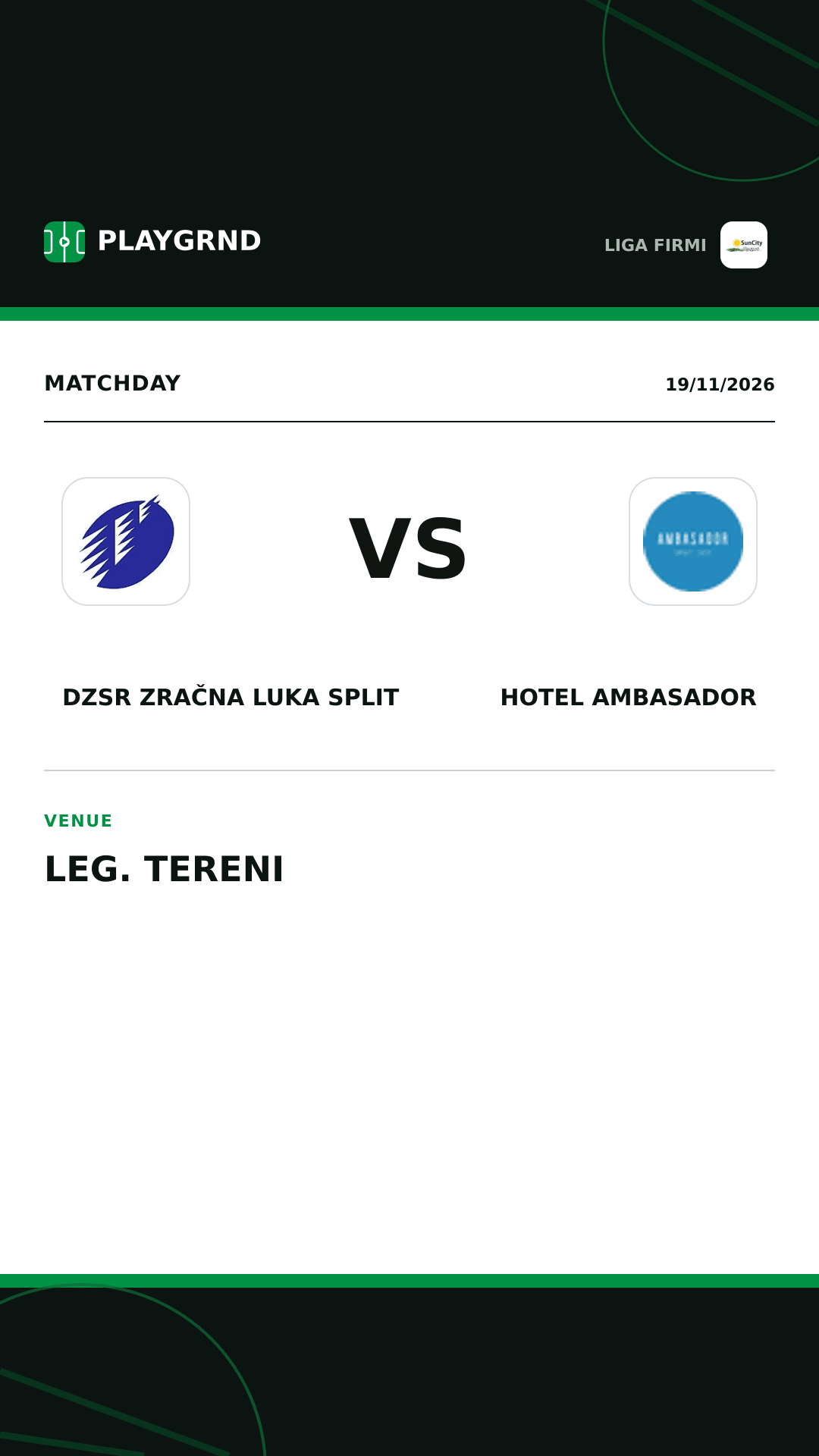 Instagram artwork: DZSR Zračna Luka Split vs Hotel Ambasador
