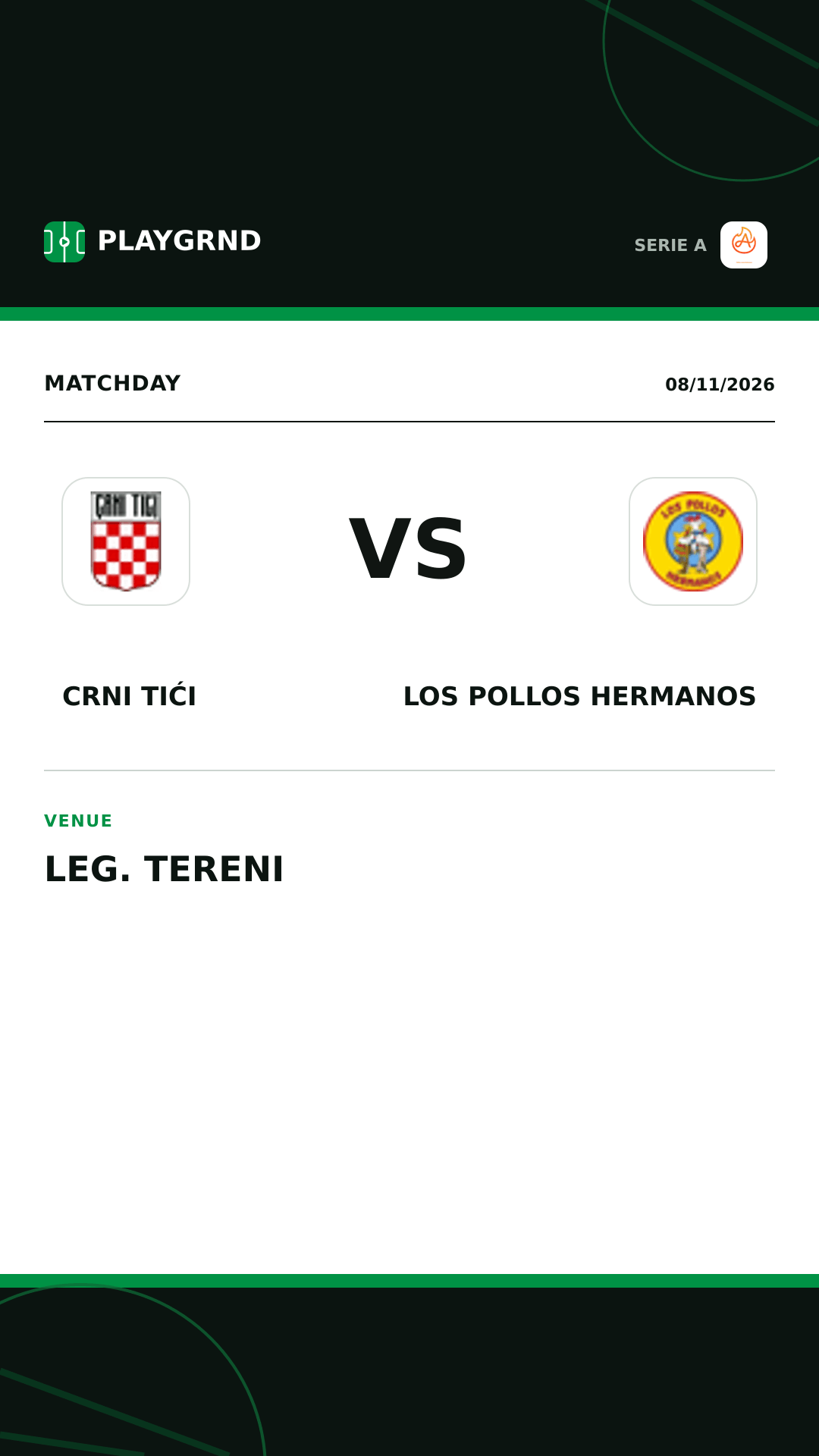 Instagram artwork: Crni Tići vs Los Pollos Hermanos