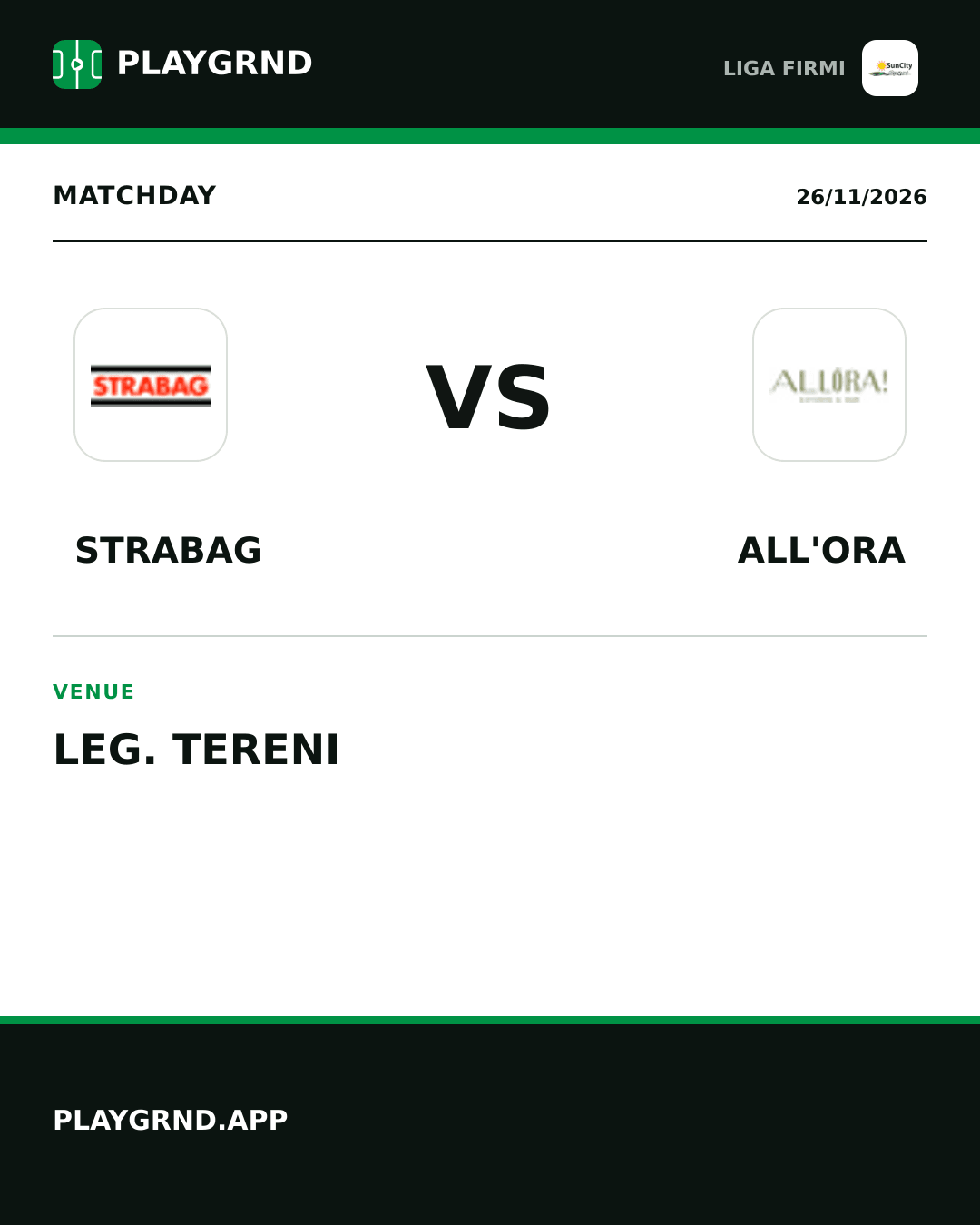 Instagram artwork: Strabag vs All'Ora